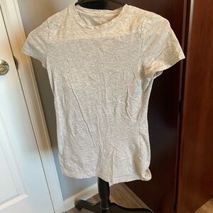 Mossimo Supply Co. Women's Short Sleeve Crewneck Tee - Light Gray Size S